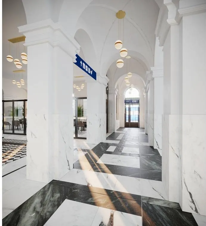 Interior of Skierniewice station
